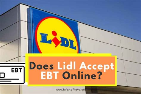 Does Lidl Take Ebt