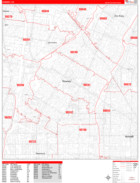 Downey Ca Zip Code