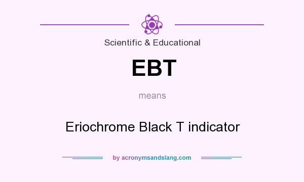 Ebt Acronym