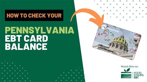 Ebt Card Pa Check Pennsylvania Ebt Card Balance Here