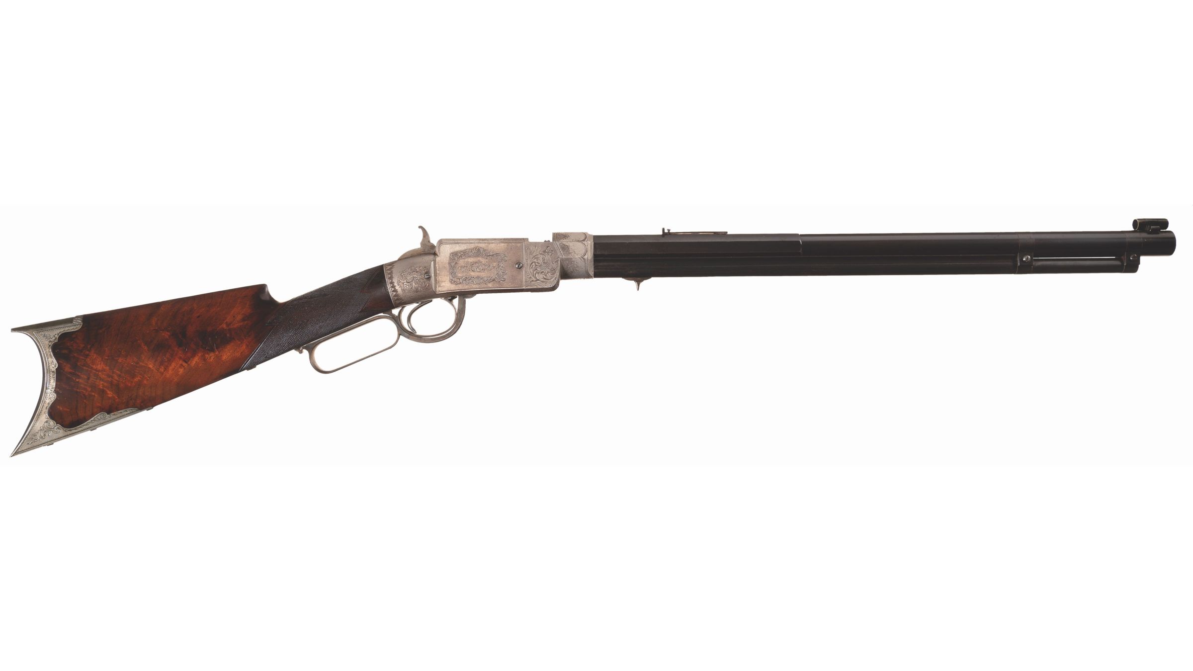 Engraved Smith Wesson Lever Action Repeating Carbine Rock Island