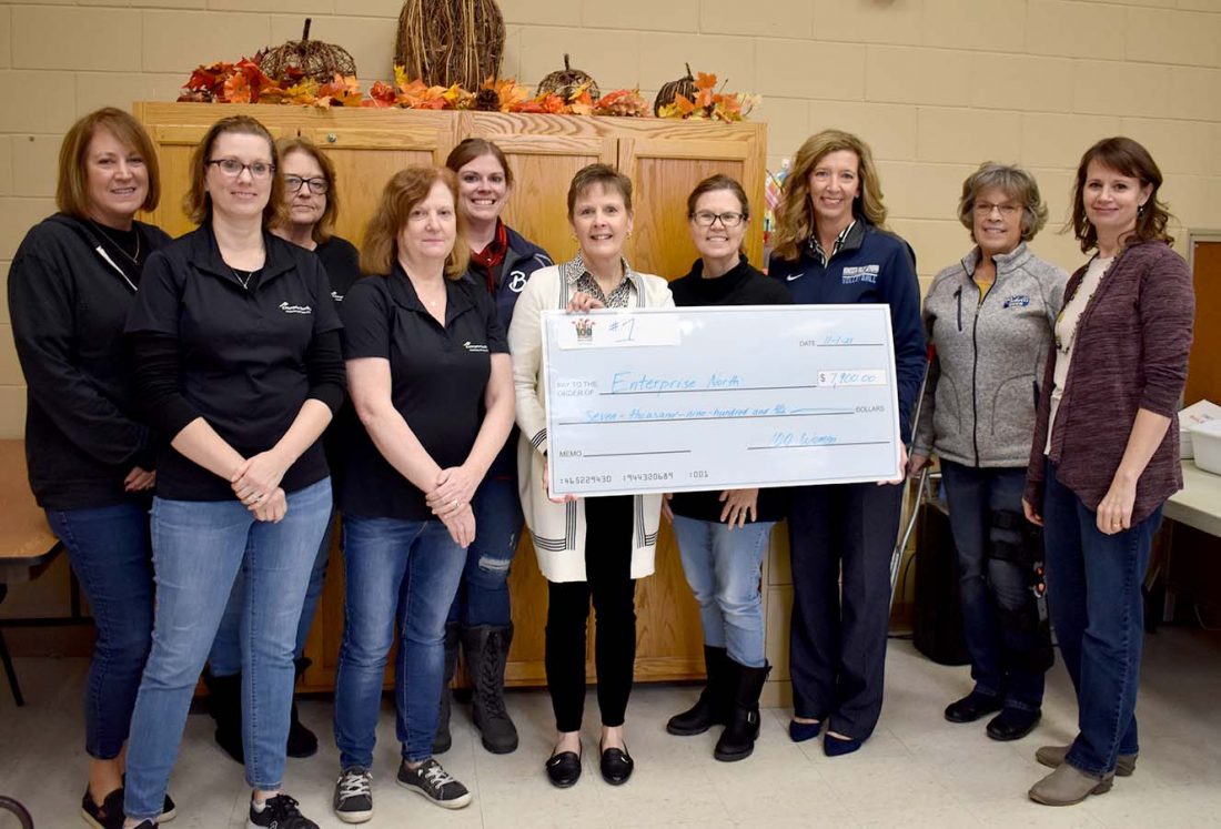 Enterprise North Receives 7 900 Donation From 100 Women Who Care