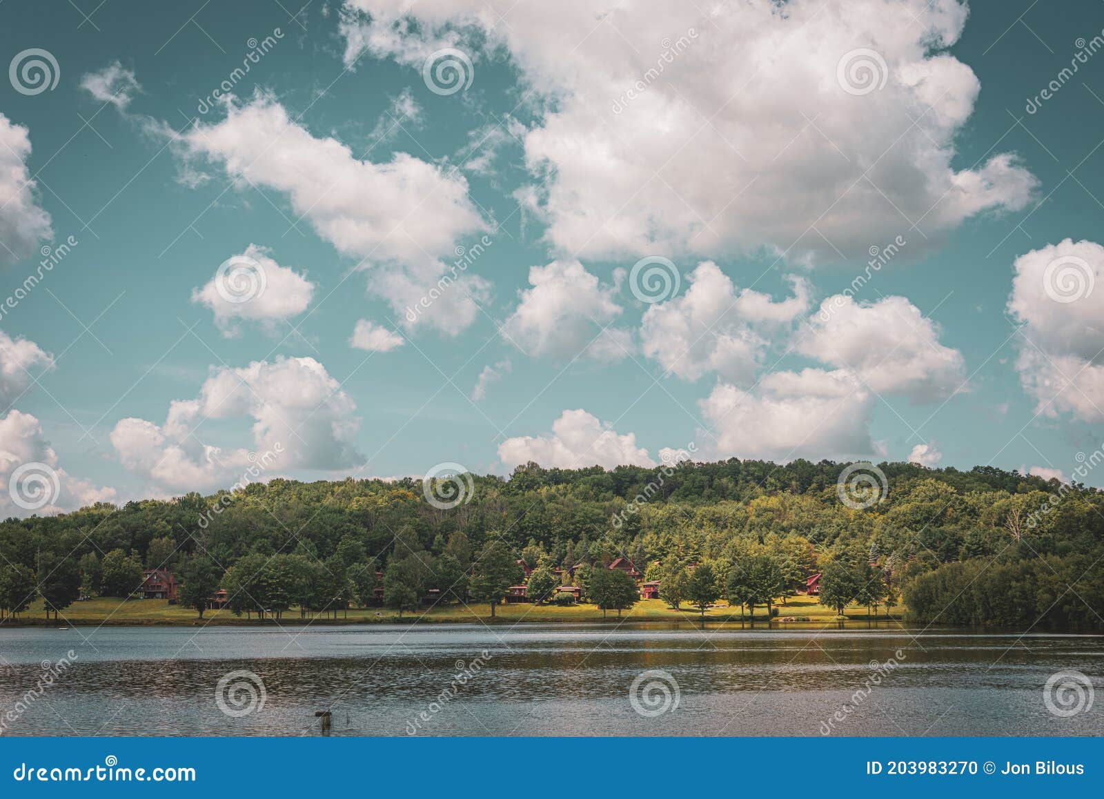 Evens Lake In Loch Sheldrake New York Stock Photo Image Of York