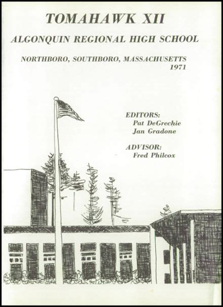 Explore 1971 Algonquin Regional High School Yearbook Northborough Ma Classmates