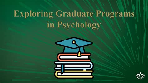 Exploring Graduate Programs In Psychology Youtube