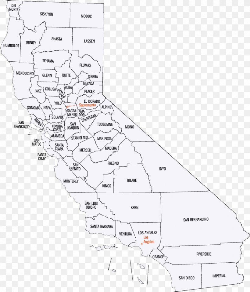 Extremely Detailed California Zip Codes Map 4032X3840