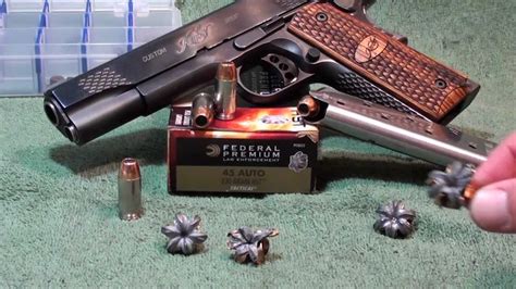 Federal 230Gr 45Acp Hst Ballistic Gel Test Youtube