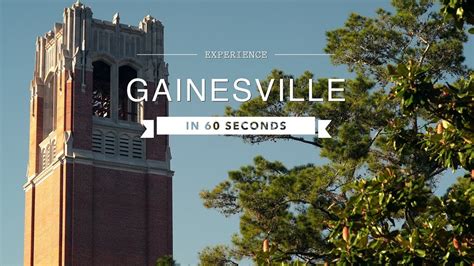 Florida Travel Explore Gainesville In 60 Seconds Youtube