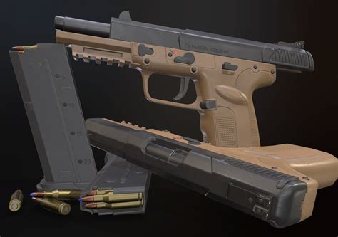 Fn Five Seven Cgtrader