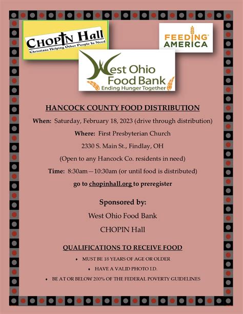 Food Bank Holding Distributions In Hancock And Putnam Counties 100 5 Wkxa