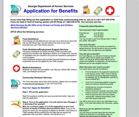 Food Stamp Application Form Online Georgia Fill Out Sign Online Dochub