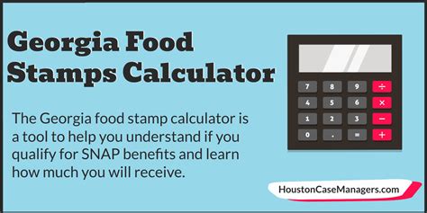 Food Stamp Calculator Georgia