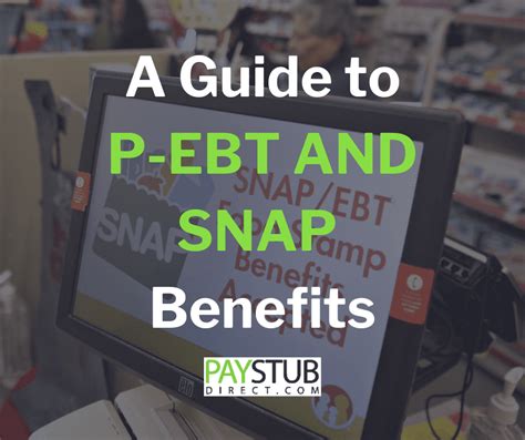 Food Stamps 2022 A Guide To P Ebt Snap Benefits