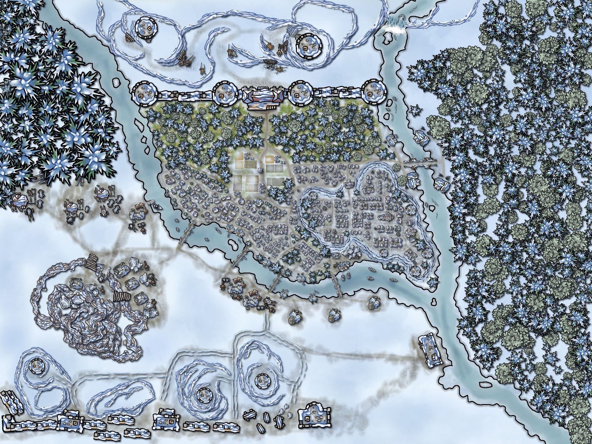 Forest City Inkarnate Create Fantasy Maps Online