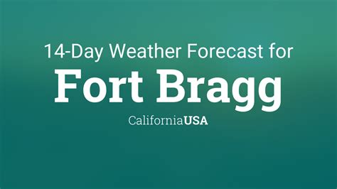 Fort Bragg California Usa 14 Day Weather Forecast