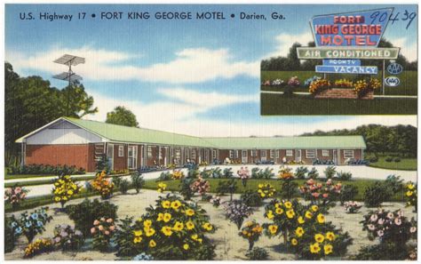 Fort King George Motel U S Highway 17 Darien Ga Digital Commonwealth