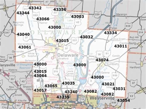 Franklin County Zip Code Map