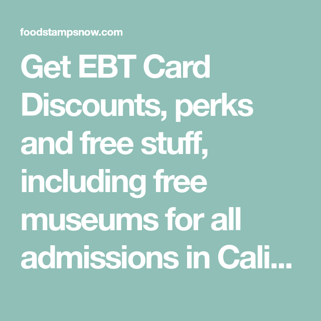 Free Museums For Ebt