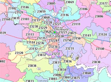 Free Printable Zip Code Map Richmond Va Download Free Printable Zip