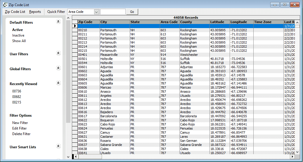 Free Zip Code Map Zip Code Lookup And Zip Code List Zip Code Map