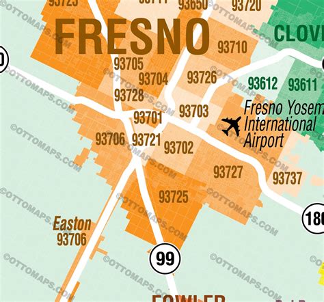 Fresno Ca Zip Code Map World Map 07