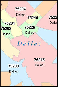 Garland Tx Zip Code Map Map