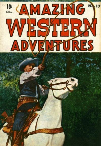 Gcd Cover Amazing Western Adventures 17 Western Comics