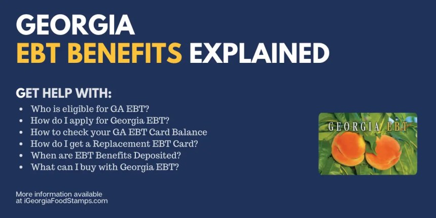 Georgia Ebt Deposit Dates Food Stamps Ebt