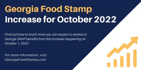 Georgia Food Stamp Increase For October 2022 Georgia Food Stamps Help