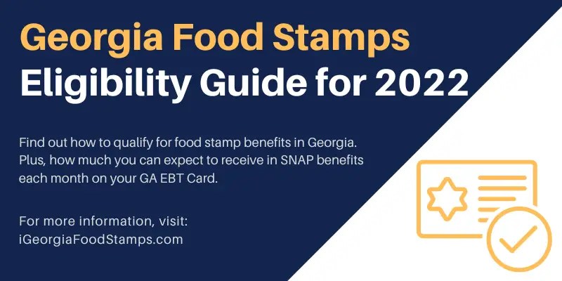 Georgia Food Stamps Application A Comprehensive Guide To Eligibility