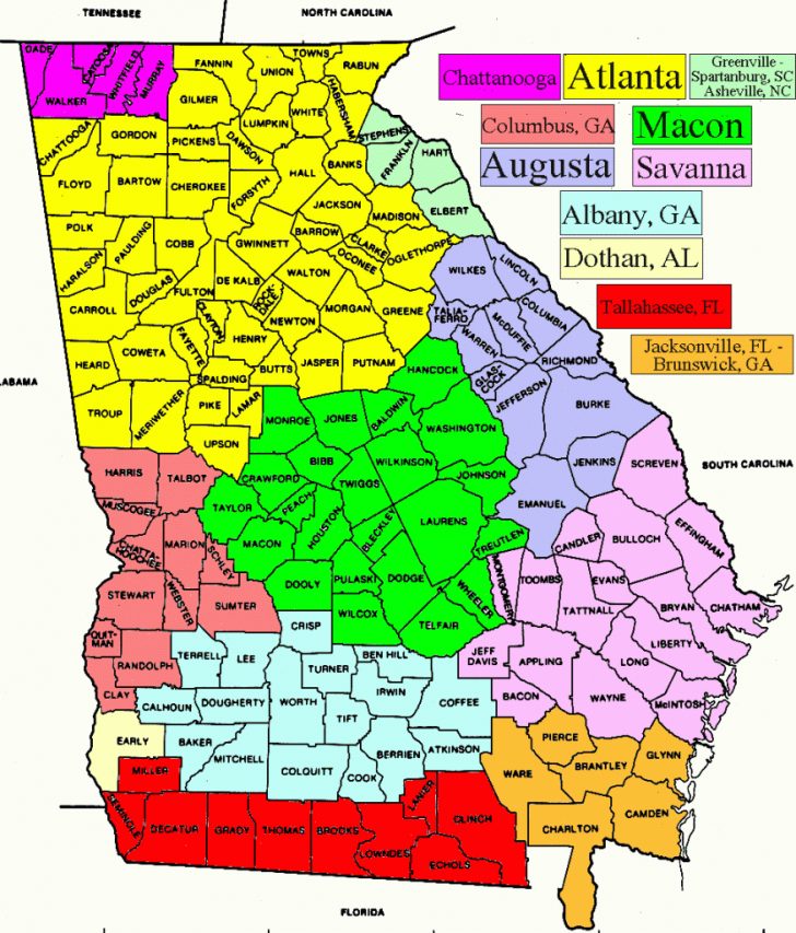 Georgia Zip Code Map Map Of Georgia Zip Codes