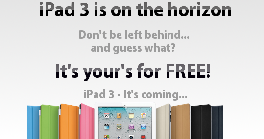 Get A Free Ipad Get Your Free Ipad 3 Today