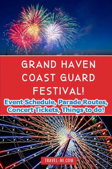 Grand Haven Coast Guard Festival 2023 Event Schedule Map Parade Map