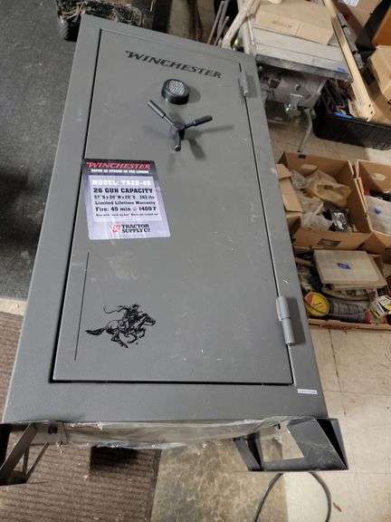 Gray Winchester Gun Safe Model Ts26 45 26 Gun Capacity Advantage Auction