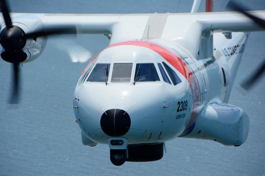 Hc 144 Ocean Sentry From Uscg Air Station Cape Cod Over Vineyard Sound