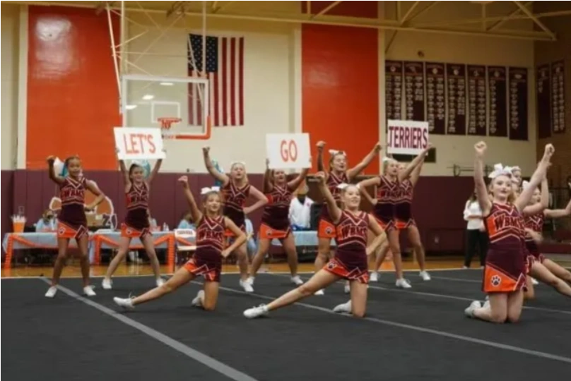 Hidden Valley Middle School At The Battle Byrd Cheer Competition 2018