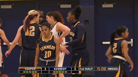 High School Girls Basketball Robbinsdale Cooper Vs Minneapolis South