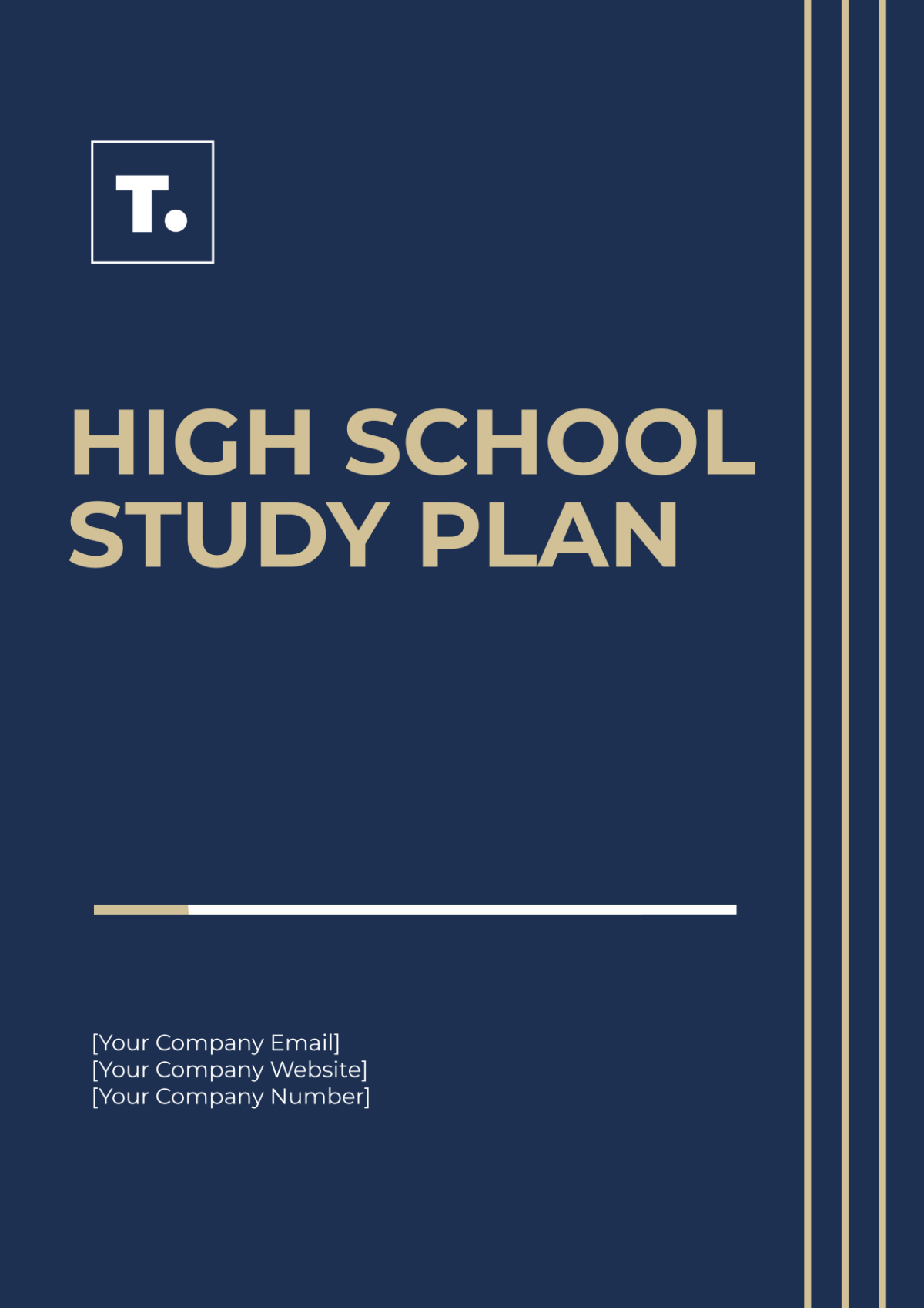 High School Study Plan Template Edit Online Download Example