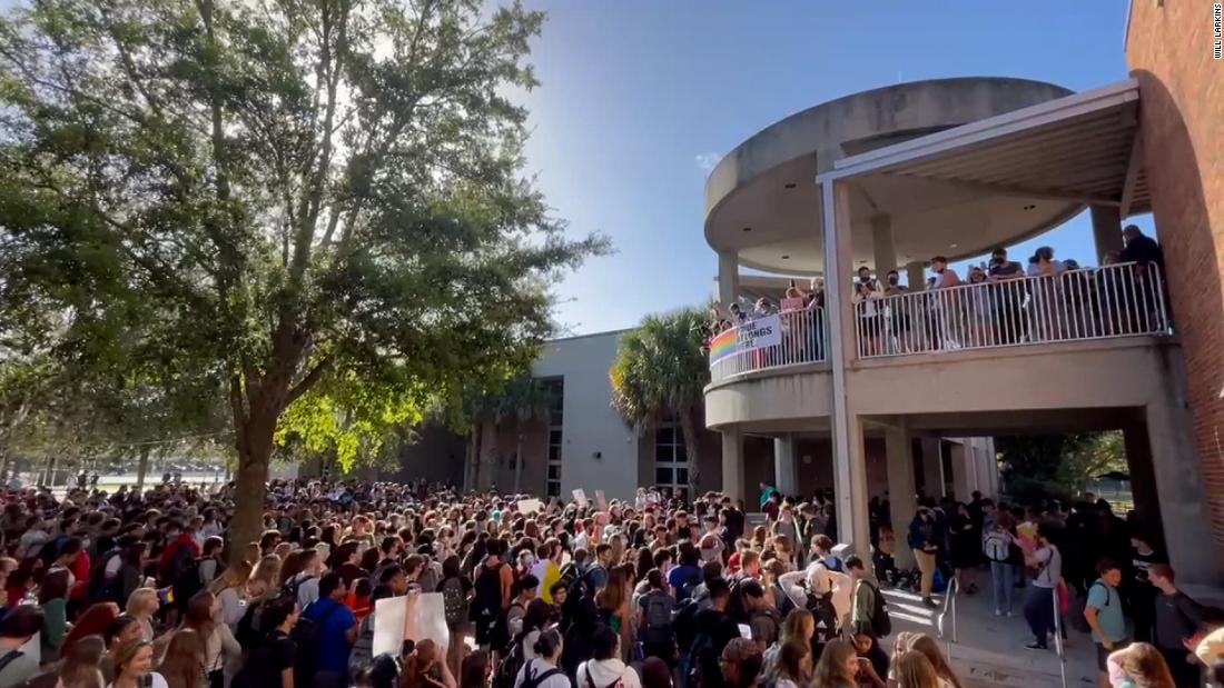 Hilliard Darby High Schools Students Protest Don T Say Gay Bill