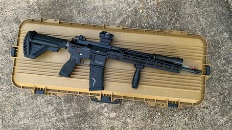 Hk Mr556 Mods Include A Geissele Rail And Charging Handle Modlite