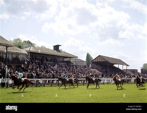 Horse Racing Windsor Racecourse 1967 Stock Photo Alamy