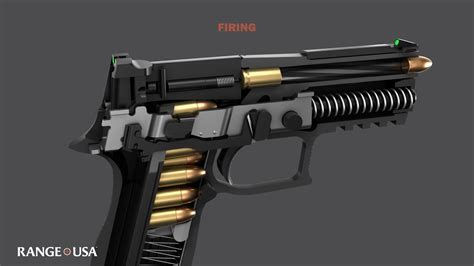 How A Handgun Works Semi Automatic Cycle Of Operations Youtube