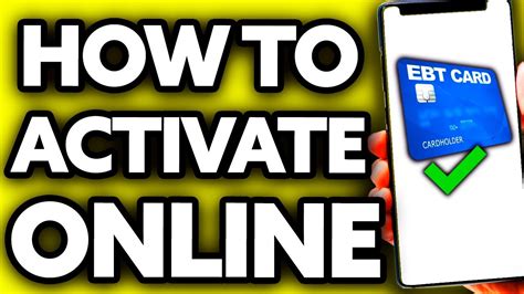 How To Activate Ebt Card Online 2024 Best Guide Youtube