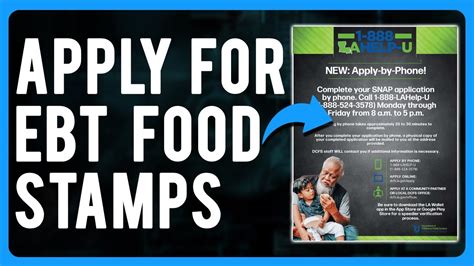 How To Apply For Ebt Food Stamps