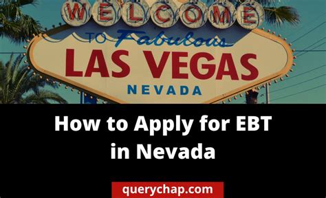 How To Apply For Ebt In Nevada Definitive Guide Querychap