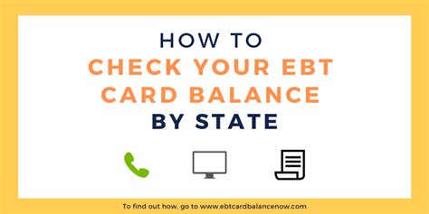 How To Check Your Ebt Card Balance By State Ebtcardbalancenow Com