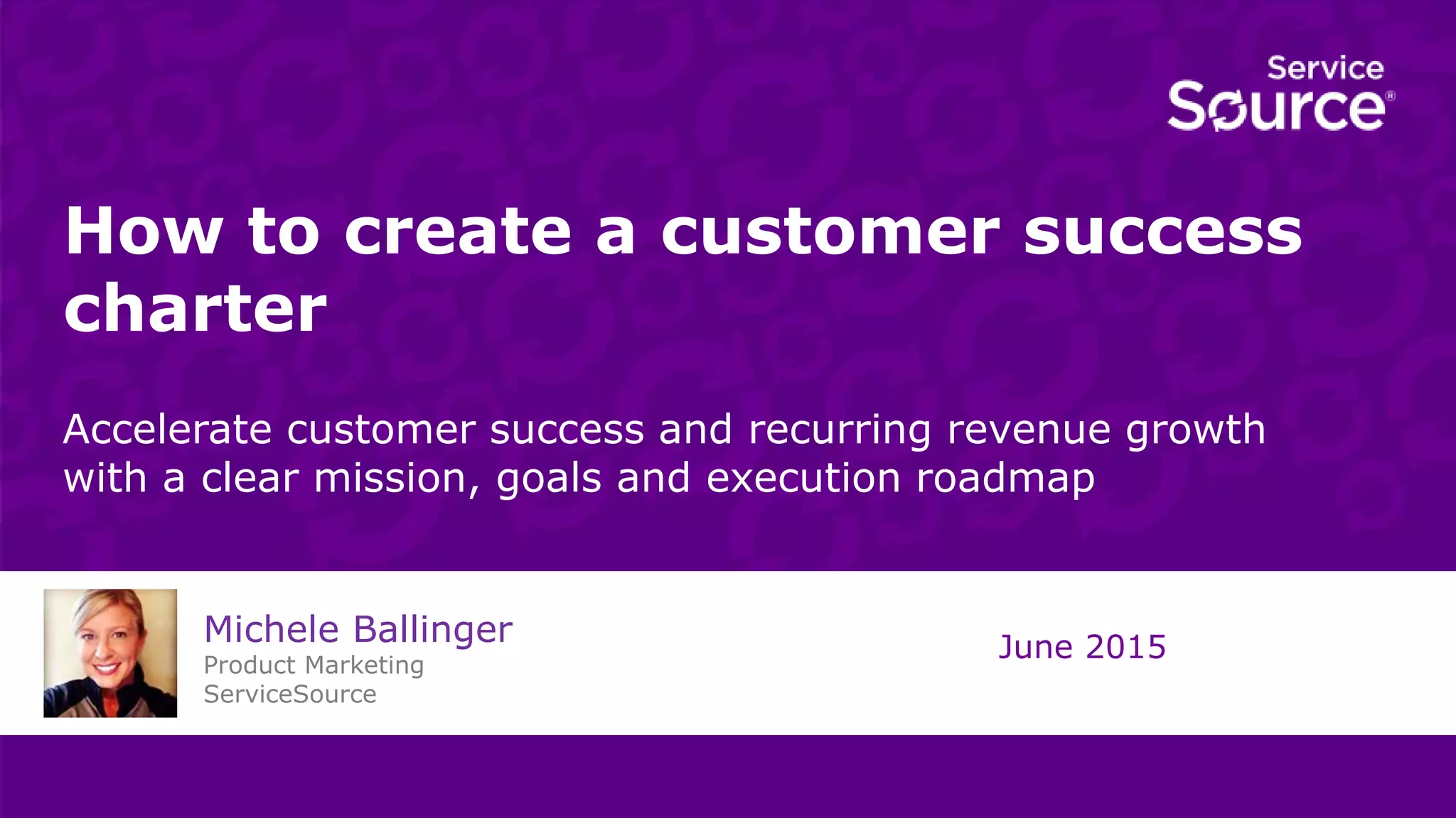 How To Create A Customer Success Charter