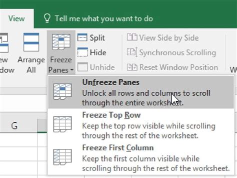 How To Freeze And Unfreeze Panes Feature In Microsoft Excel Follow