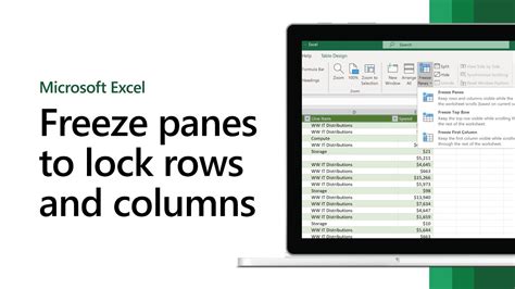 How To Freeze Panes To Lock Columns And Rows In Excel