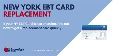 How To Get A New York Ebt Card Replacement Ny Snap Ebt